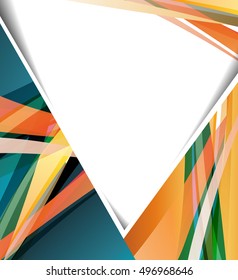 Background concept design for brochure or flyer, abstract vector illustration