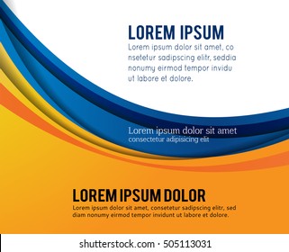 Background concept design for brochure or flyer, abstract vector illustration