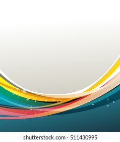 Background concept design for brochure or flyer, abstract vector illustration