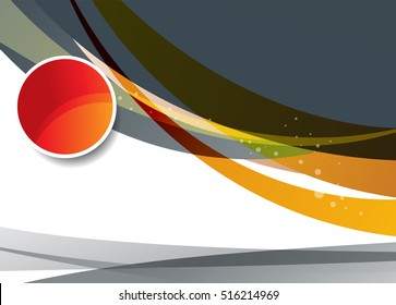 Background concept design for brochure or flyer, abstract vector illustration