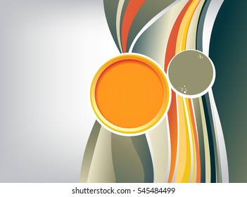 Background concept design for brochure or flyer, abstract vector illustration.