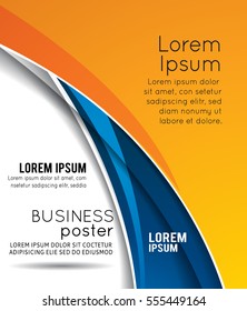 Background concept design for brochure or flyer, abstract vector illustration