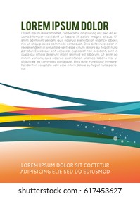 Background concept design for brochure or flyer, abstract vector illustration
