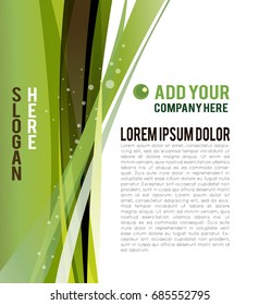 Background concept design for brochure or flyer, abstract vector illustration