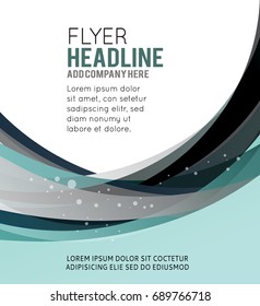 Background concept design for brochure or flyer, abstract vector illustration
