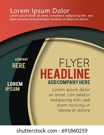 Background concept design for brochure or flyer, abstract vector illustration