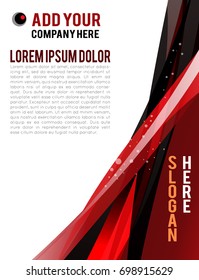 Background concept design for brochure or flyer, abstract vector illustration