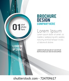 Background concept design for brochure or flyer, abstract vector illustration