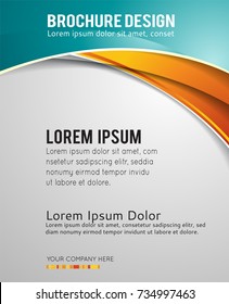 Background concept design for brochure or flyer, abstract vector illustration
