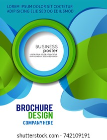 Background concept design for brochure or flyer, abstract vector illustration.