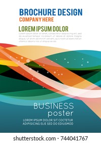 Background concept design for brochure or flyer, abstract vector illustration