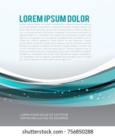 Background concept design for brochure or flyer, abstract vector illustration
