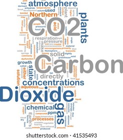 Background concept illustration of carbon dioxide co2 gas