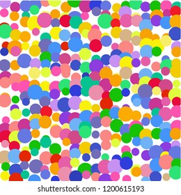 Background of confetti
