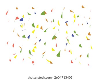 background confetti abstractwhite isolated background