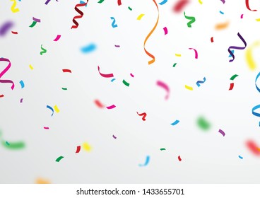 Background confetti, bright colors that invented the design for various festive celebrations.