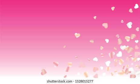  Background with Confetti of Glitter Particles. St. Valentine Day. Party pattern. Light Spots. Explosion of Confetti. Glitter Vector Illustration. Design for Magazine.