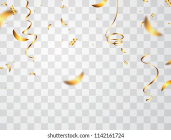 Background, confetti, vector illustration