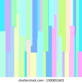 Background consisting of bed rectangles, mostly cold gamut, which are parallel to each other and extraordinary in size.Simple striped background - in pastel colors - vertical lines.