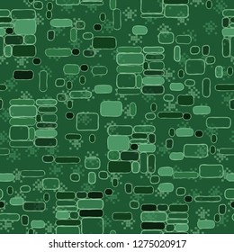 Background consisting of groups of squares. Seamless pattern. Camouflage consisting of uneven blocks.