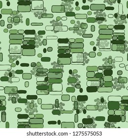 Background consisting of groups of squares. Seamless pattern. Camouflage consisting of uneven blocks. Background consists of skulls.