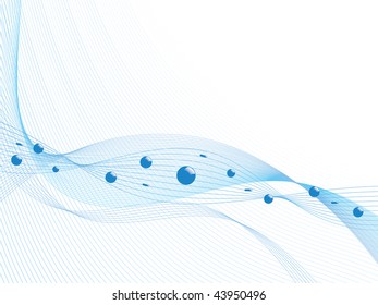 background consisting of a number of lines and circles