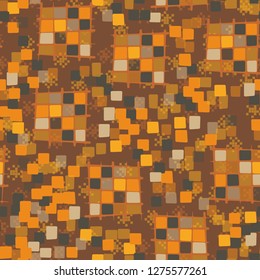 The background consists of broken heptagons.