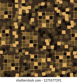 The background consists of broken heptagons.