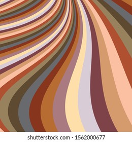 The background consists of multi-colored brown, yellow and gray lines creating the illusion of leaving the horizon of the road. multicolored lines background, vector eps10.