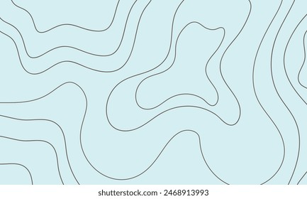 Background Contour lines on topographic maps, geographic map pattern. Vector set of social media stories template with copy space