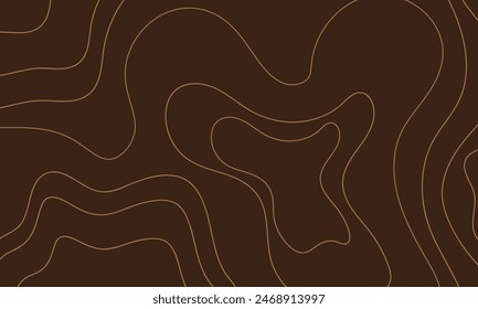 Background Contour lines on topographic maps, geographic map pattern. Vector set of social media stories template with copy space