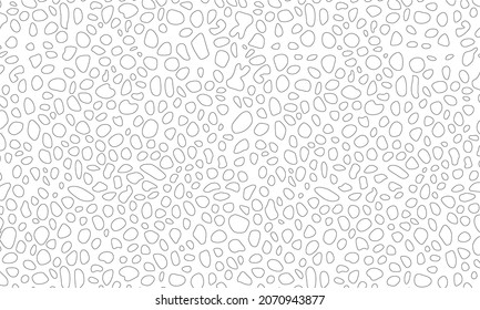 Fondo con una superficie de contorno cubierta de pequeños agujeros. Ilustración del vector