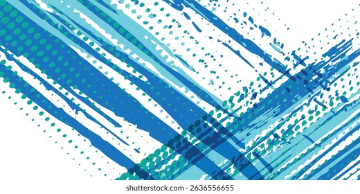 Background, contrast blue and white color abstract template for business design. Technology style.