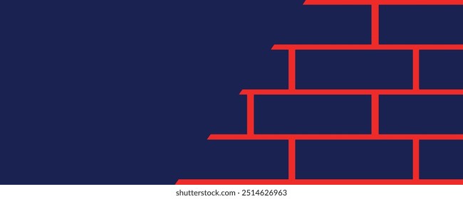 Plano de fundo, contraste vermelho e preto modelo abstrato cor para design de negócios. Estilo de tecnologia. Você pode usá-lo para publicidade, cartazes esportivos, modelos, apresentações de negócios. Ilustração vetorial