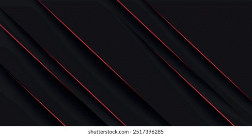 Plano de fundo, contraste vermelho e preto modelo abstrato cor para design de negócios. Estilo de tecnologia. Você pode usá-lo para publicidade, cartazes esportivos, modelos, apresentações de negócios. Ilustração vetorial