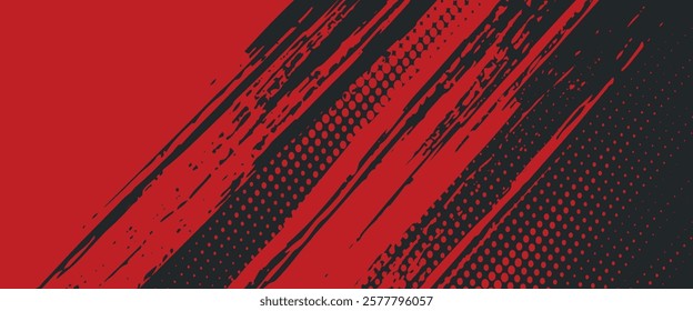 Background, contrast red and black color abstract template for business design. Technology style. You can use it for advertising, sports posters, templates, business presentations