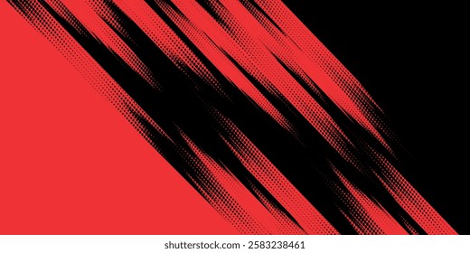 Background, contrast red and black color abstract template for business design. Technology style. You can use it for advertising, sports posters,