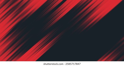 Background, contrast red and black color abstract template for business design. Technology style. You can use it for advertising, sports posters, templates, business presentations. Vector illustration