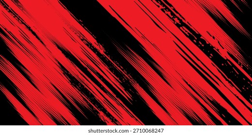 Background, contrast red and black color abstract template for business design.	

