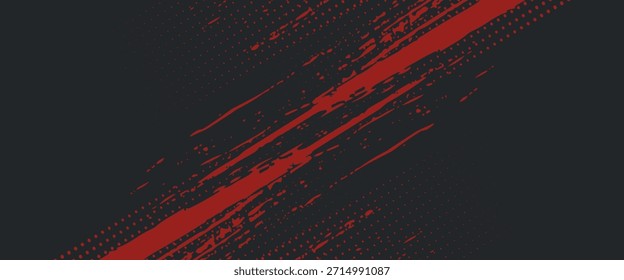 Fondo, contraste de color rojo y negro Plantilla abstracta para el diseño de negocios. Estilo de Tecnología. Puede usarlo para publicidad, carteles deportivos, Plantillas, presentaciones de negocios.