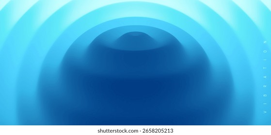 Background with convex forms and ripple effect. Vibrant trendy texture, with blending colors. Vector illustration for cover, card, postcard, interior design, banner, poster, brochure or presentation.