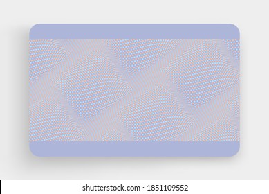 Background with convex forms. Volumetric composition with optical illusion. Digital watermark for security paper, certificate, voucher or banknote. 3d dynamic vector illustration.