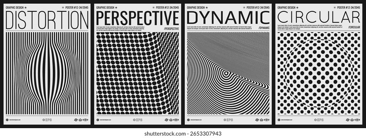 Background with convex hemisphere. Volumetric composition with optical illusion. Abstract polka dot pattern at the junction of floor and wall. Cover design template. Vector for card, brochure, etc.