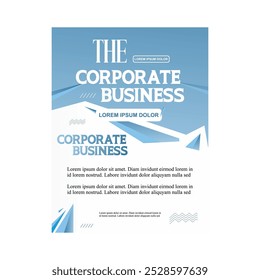 Hintergrund Corporate Blue Vektor einfaches Design für Ihr Unternehmen