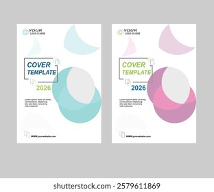 Background Cover Design with Corporate Cover Design Print Template.