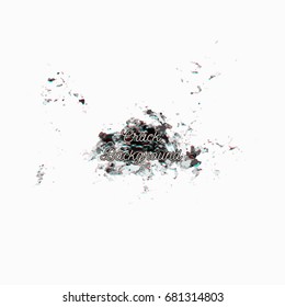 Background of cracks for design. Concept of abstract background from textures of cracks and scratches. Vector illustration