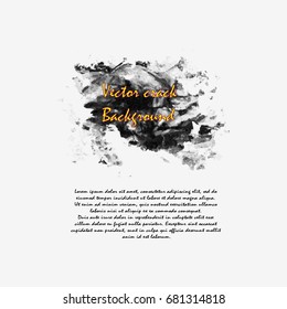 Background of cracks for design. Concept of abstract background from textures of cracks and scratches. Vector illustration
