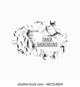 Background of cracks for design. Concept of abstract background from textures of cracks and scratches. Vector illustration