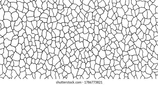  Background from cracks, scratches,  chips.   Grunge texture black and white