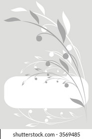 The background created from abstract plants